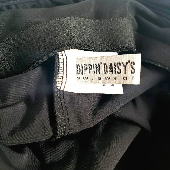 Black Two Piece Tube Top Bathing Suit Size 20W - Picture 3 of 8